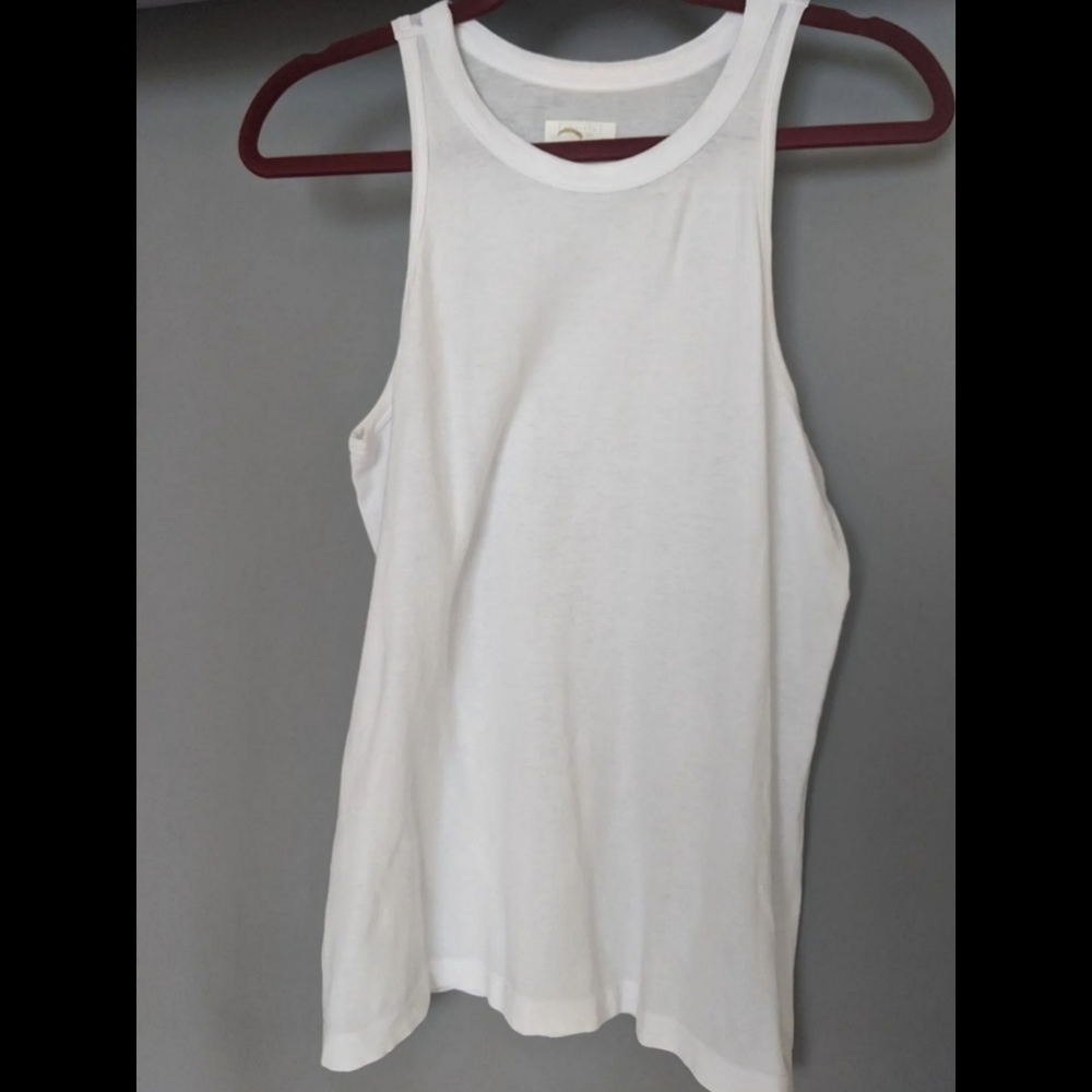 Athleta halter organic cotton essential S